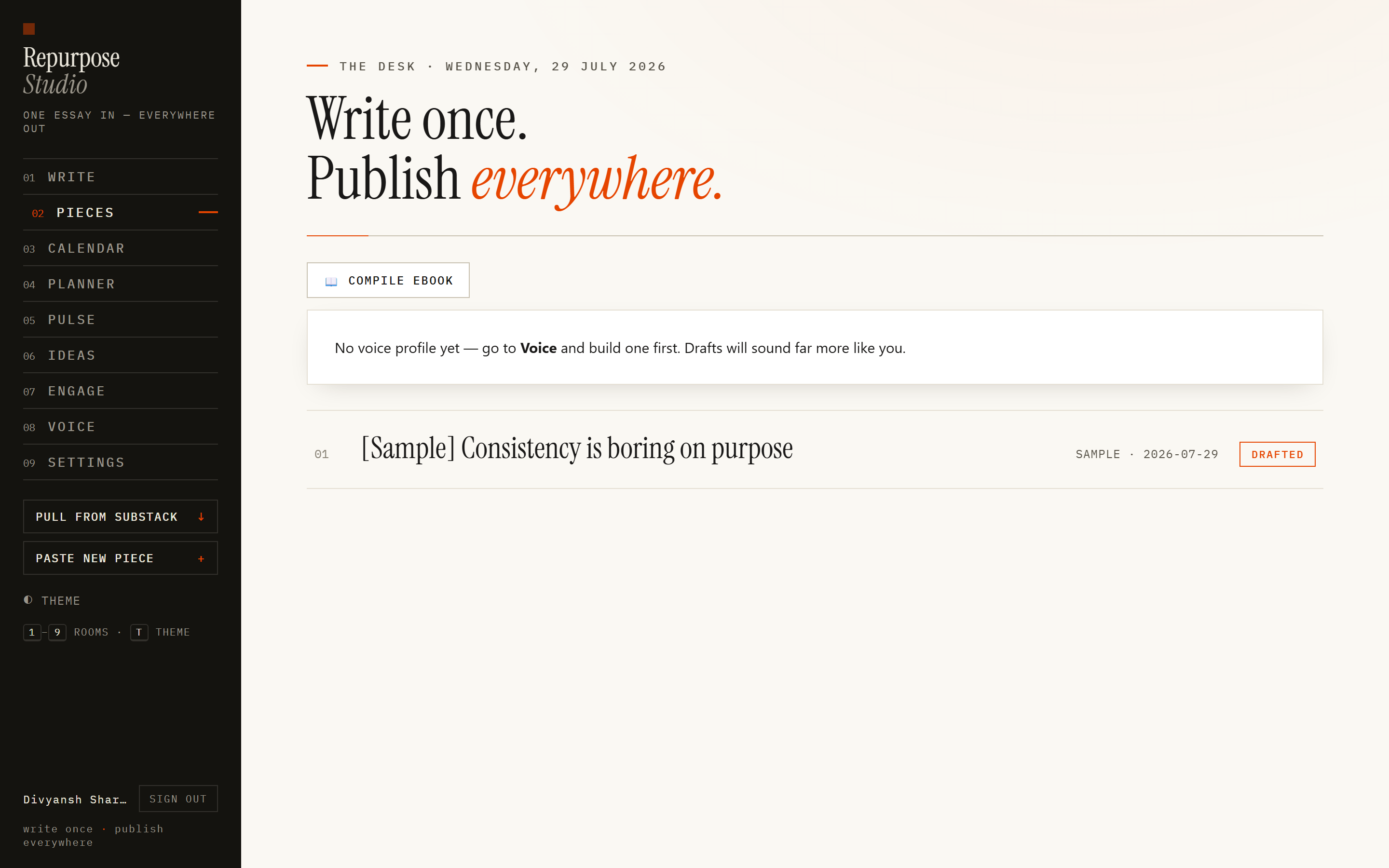 Repurpose Studio — Pieces