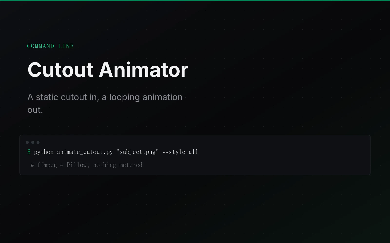 Cutout Animator screenshot