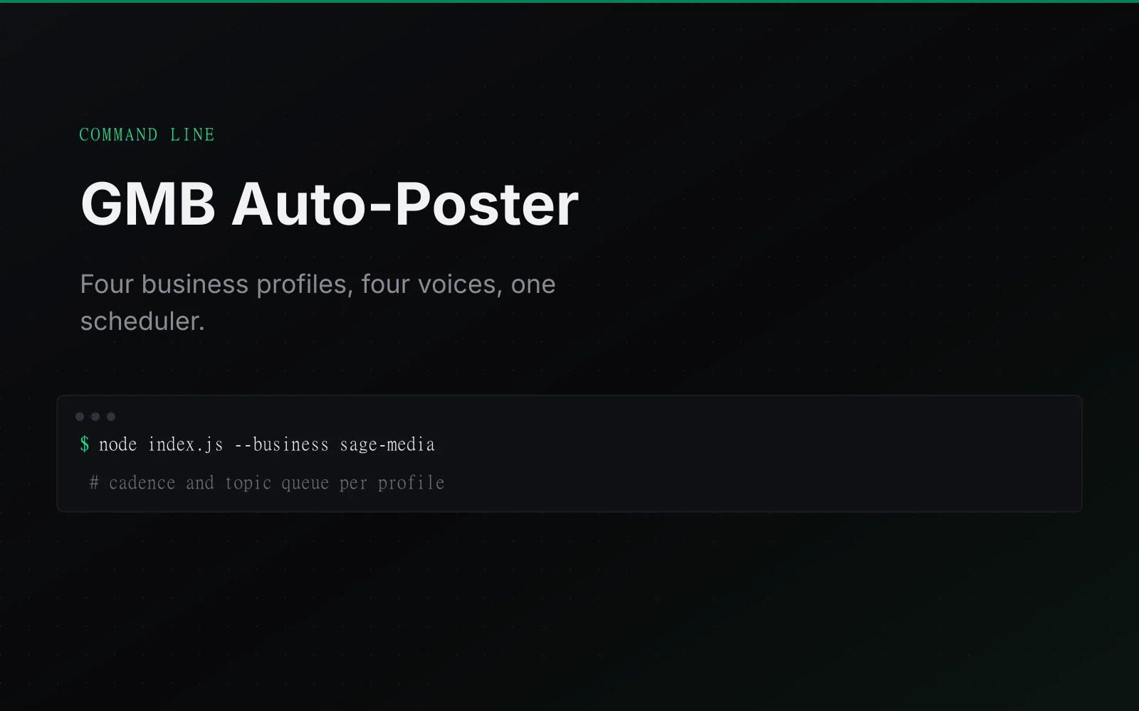 GMB Auto-Poster screenshot