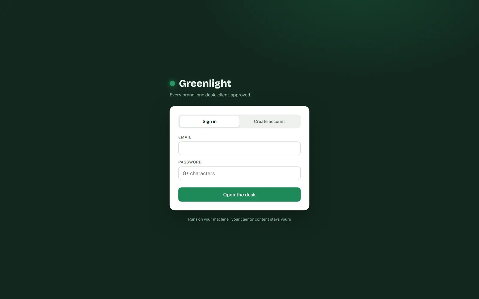 Greenlight screenshot